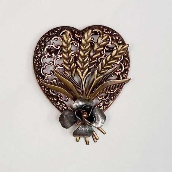 Harvest Moon Design Dress Pin - Picture 2 of 2